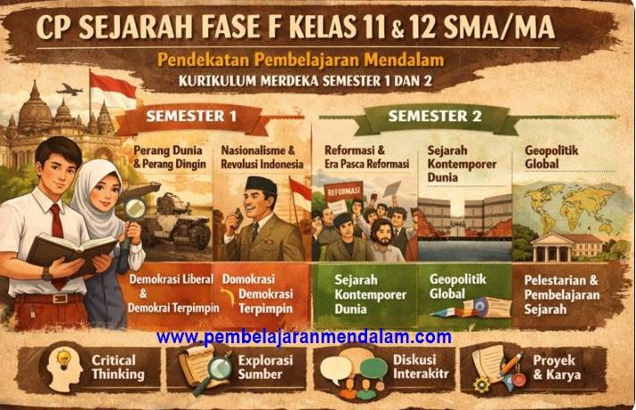 CP Sejarah Fase F Kelas 11 dan 12 SMA MA Pendekatan Pembelajaran CP Sejarah Fase F Kelas 11 dan 12 SMA MA Pendekatan Pembelajaran