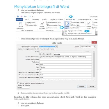 3 Rahasia Cara Mengatasi Perubahan Blibiografi dari Word 2007 ke 2016 Agar Anti Gagal
