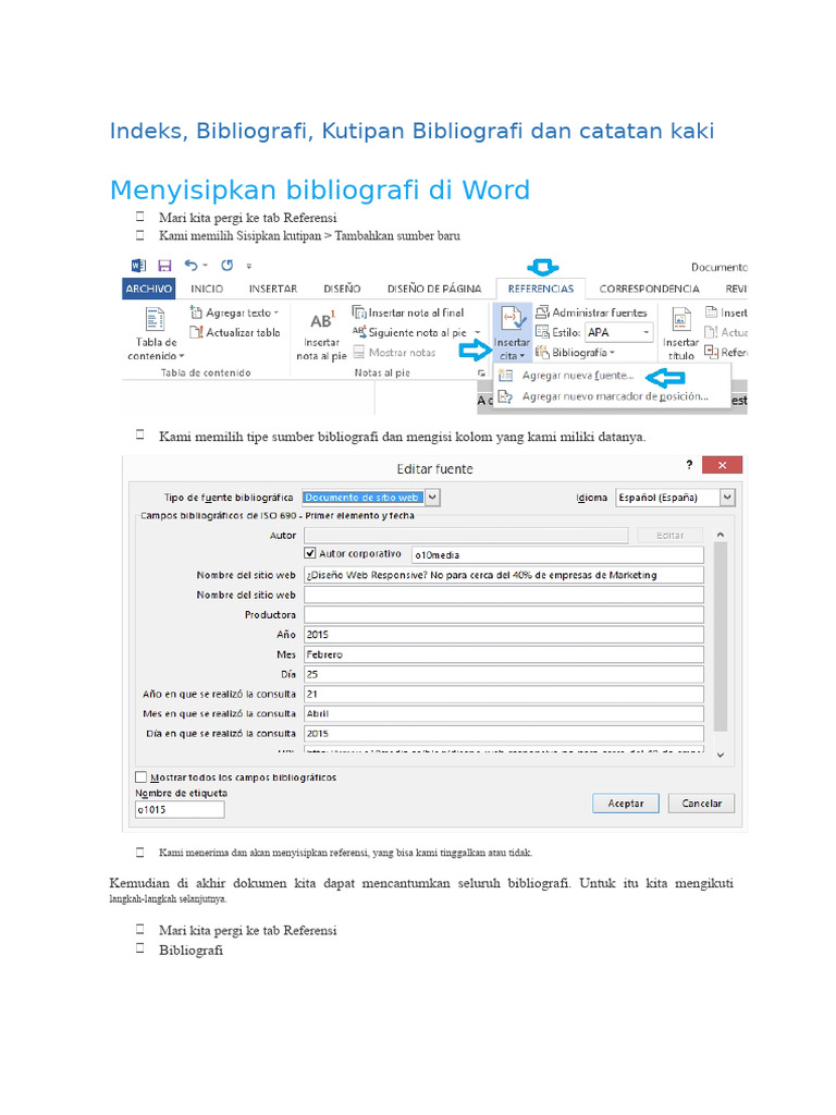 3 Rahasia Cara Mengatasi Perubahan Blibiografi dari Word 2007 ke 2016 Agar Anti Gagal