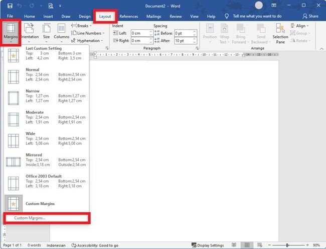 2 Cara Mengatur Margin di Microsoft Word - Erezia 2 Cara Mengatur Margin di Microsoft Word - Erezia