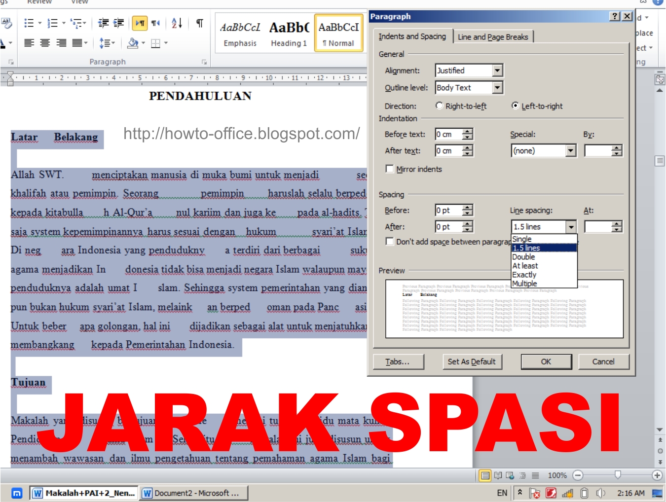 Ternyata Ini 5 Cara Mengatasi Perubahan Spasi dari Word 2010 ke 2007 yang Paling Efektif