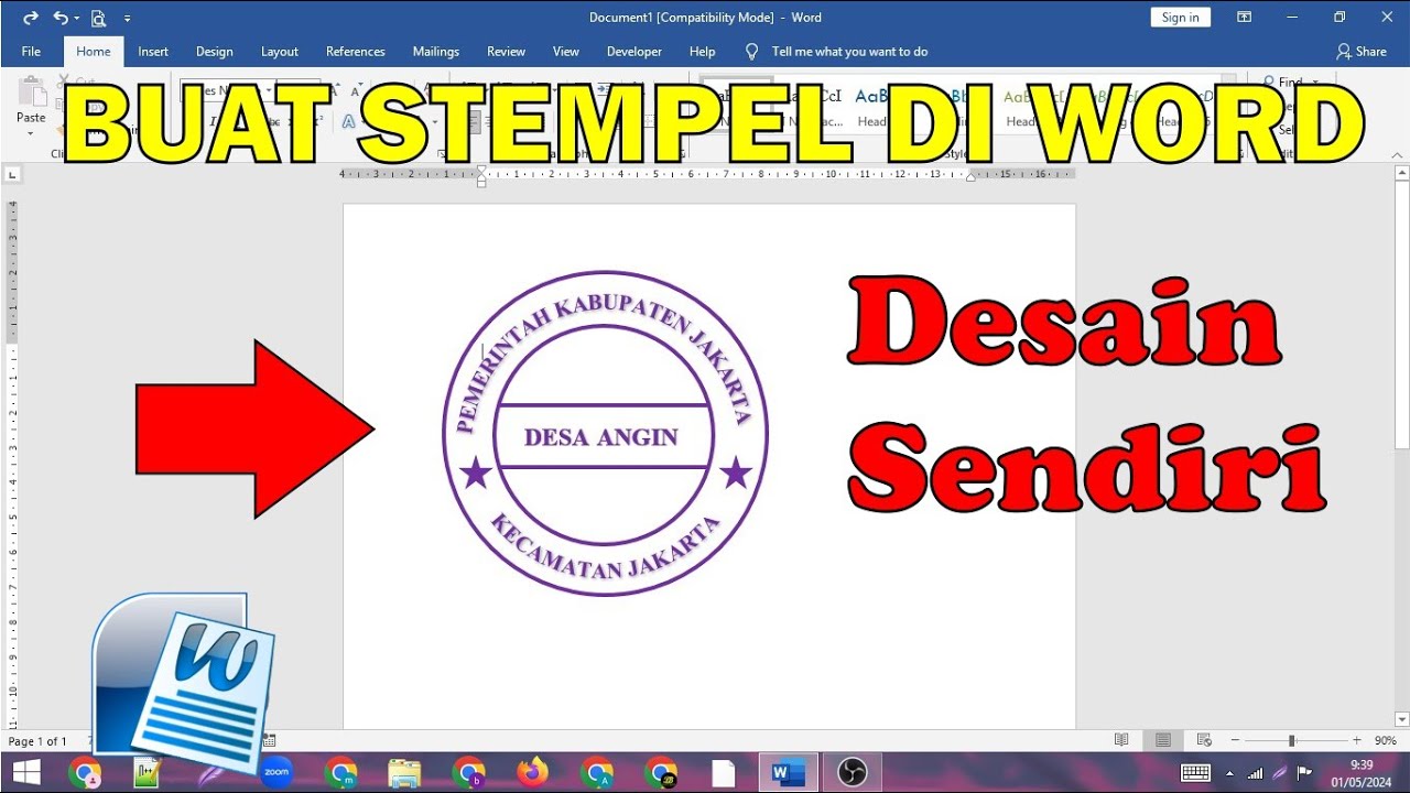 Ternyata Ini Cara Menempel Stempel di Word Agar Terlihat Asli dan Rapi Tanpa Ribet