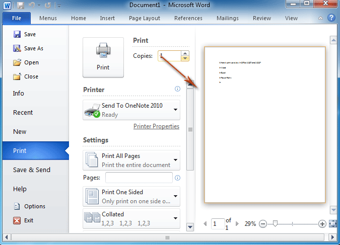 Where is Print Preview in Office 2007 2010 2013 and 365 Where is Print Preview in Office 2007 2010 2013 and 365