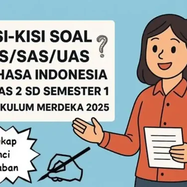 7 Rahasia Kisi Kisi Soal Bahasa Indonesia Kelas 2 SD Semester 1 Tahun 2026