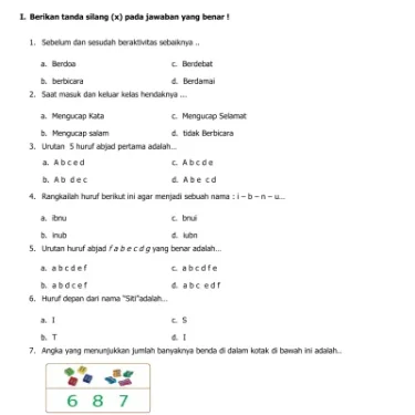 7 Rahasia Latihan Bang Soal Kelas 2 Tema 1 Subtema 3 dan 4 Agar Nilai Anak Melesat