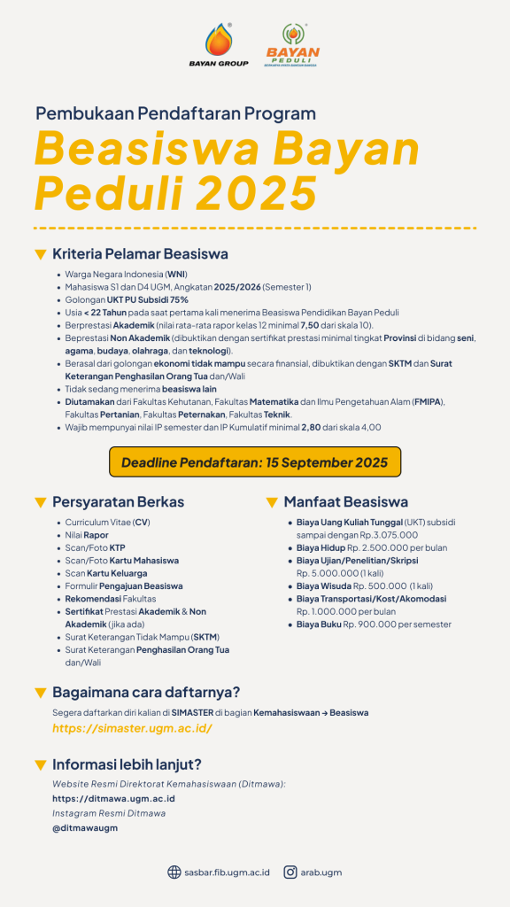 5 Fakta Mengejutkan Beasiswa Bayan Peduli 2025 yang Wajib Tahu Sebelum Mendaftar