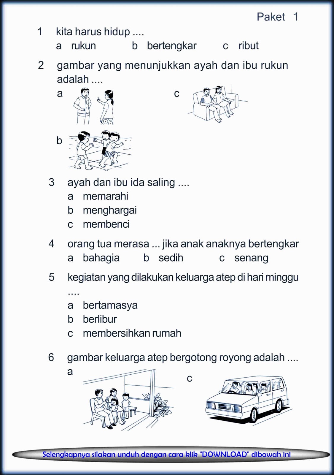 Gratis 5 Contoh Soal Ulangan Harian Kelas 3 Tema 2 Subtema 2 Siap Cetak 2026