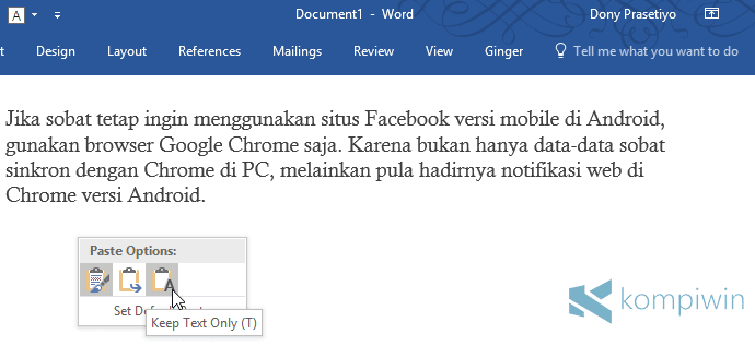 3 Cara Mengubah Text Copas ke Word Tanpa Berantakan, Ternyata Semudah Ini