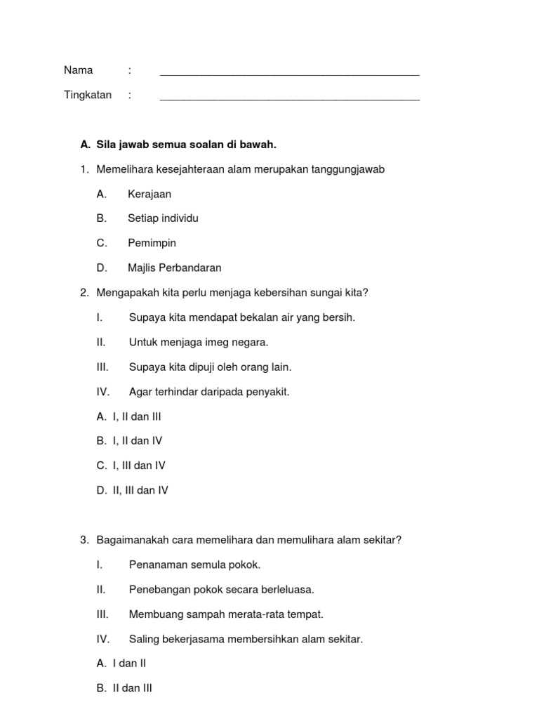 5 Contoh Soal Tanya Jawab Essay Materi Pencemaran SMP Kelas 1 yang Wajib Dikuasai Sekarang