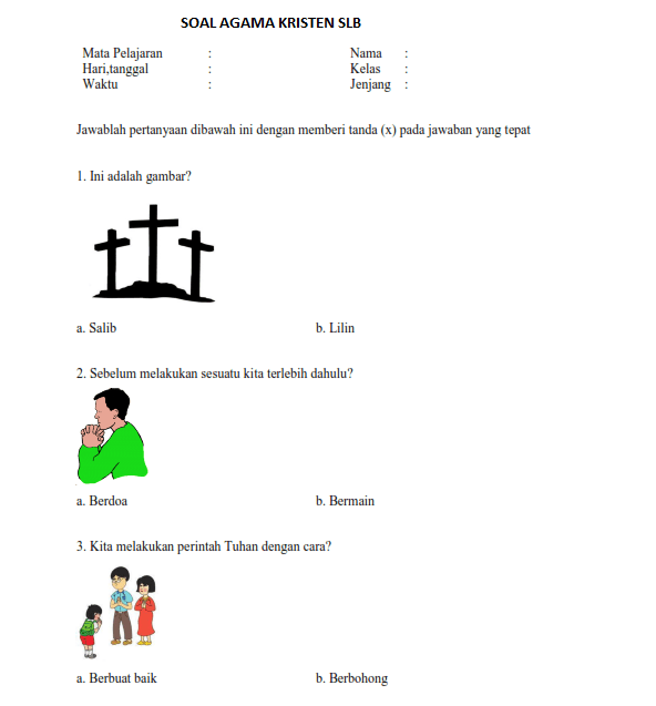7 Contoh Soal Ulangan Agama Kristen Kelas 3 SD yang Terbukti Bantu Anak Raih Nilai Tinggi