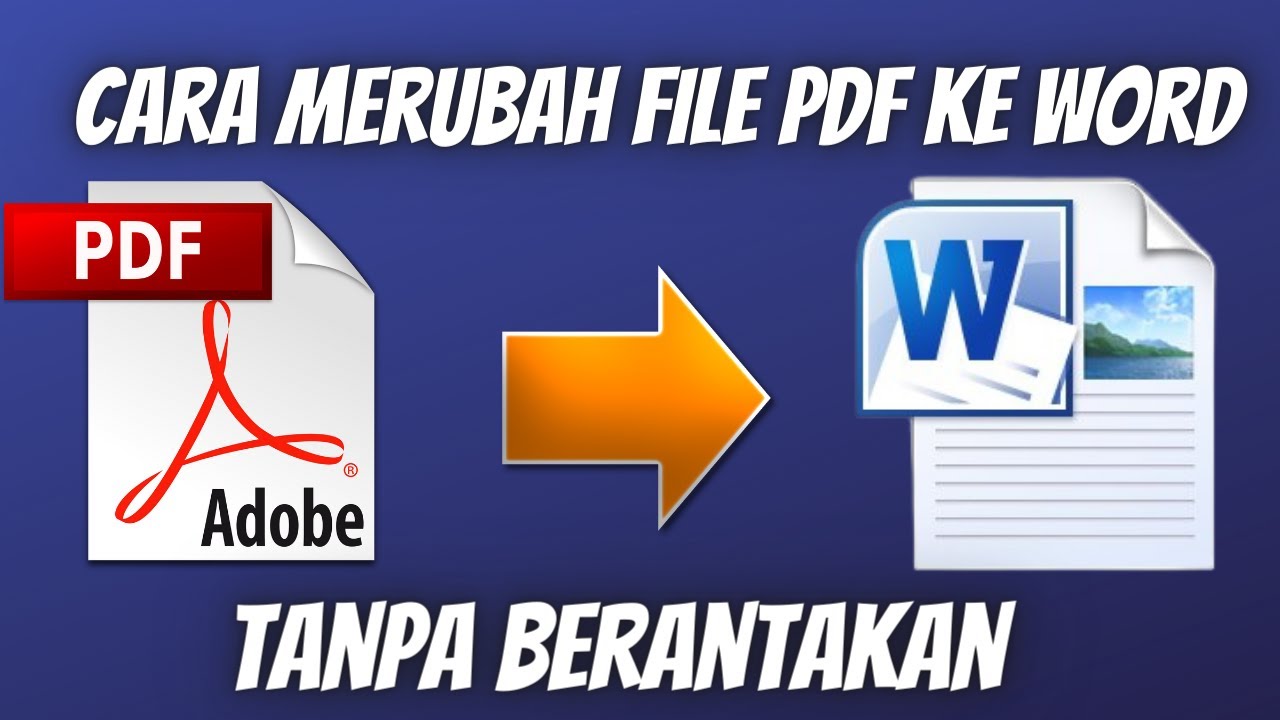Akhirnya Diketahui Cara Ubah PDF ke Word Tanpa Rubah Format, Ternyata Semudah Ini Tanpa Aplikasi Tambahan
