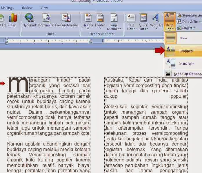 cara membuat tulisan koran pada microsoft office word cara membuat tulisan koran pada microsoft office word