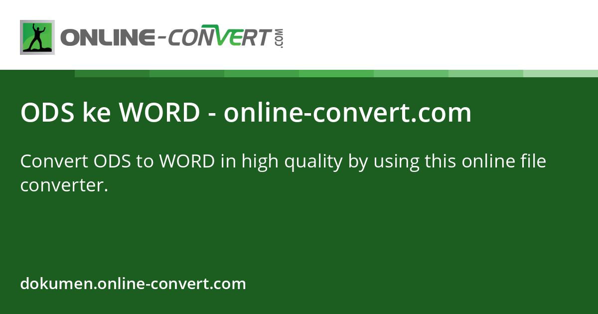 ODS sampai WORD - online-convert com ODS sampai WORD - online-convert com