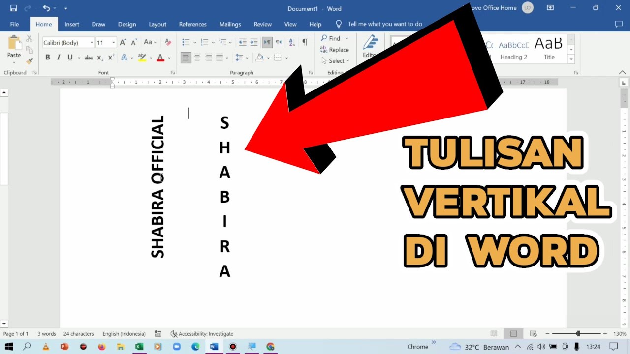 Cara Membuat Tulisan Berdiri Atau Vertikal Pada Lembar Microsoft Word Cara Membuat Tulisan Berdiri Atau Vertikal Pada Lembar Microsoft Word