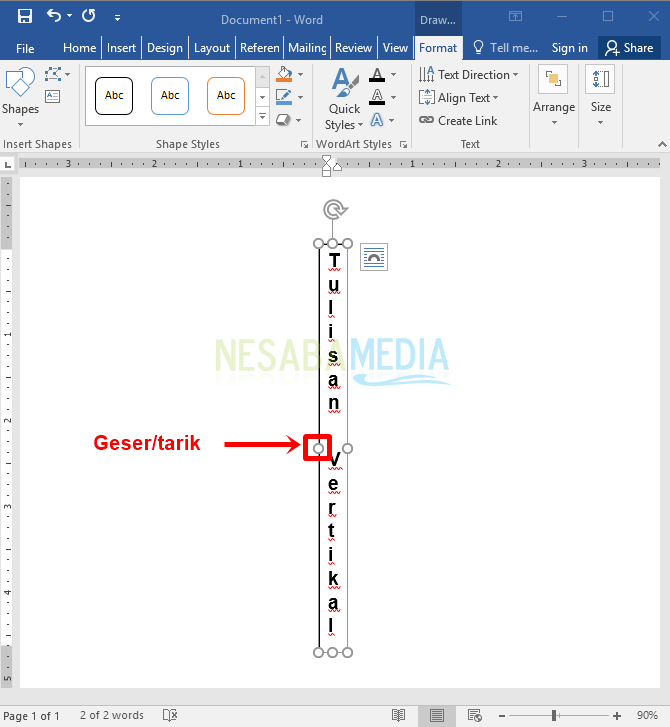 Cara Membuat Teks Tulisan Vertikal di Microsoft Word Lengkap Cara Membuat Teks Tulisan Vertikal di Microsoft Word Lengkap