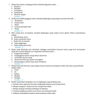 Jangan Sampai Salah Latihan, Ini Contoh Soal Ulangan Harian IPA Bab 3 Kelas 6 yang Wajib Kamu Pelajari