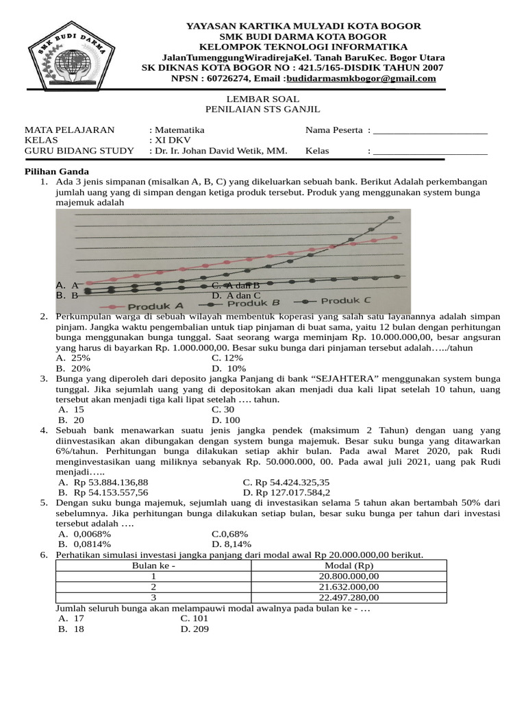 Terungkap Contoh Soal Keuangan Kelas 11 Semester 2 yang Dipelajari LKBN ANTARA, Wajib Tahu